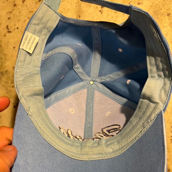 Light Blue Florida Adjustable Velcro Hat - Picture 2 of 4